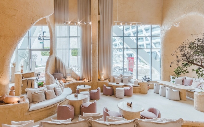 Mẫu thiết kế quán cafe 40m2 phong cách Scandinavian