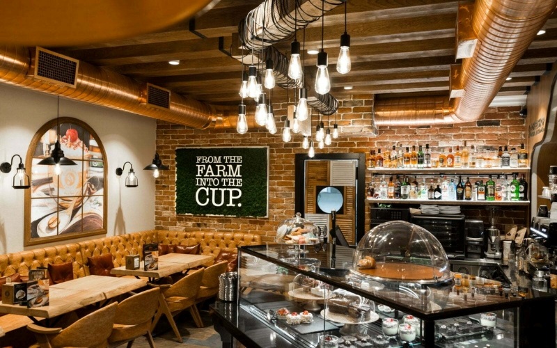 Bố trí nội thất khoa học cho quán cafe rộng 40m2