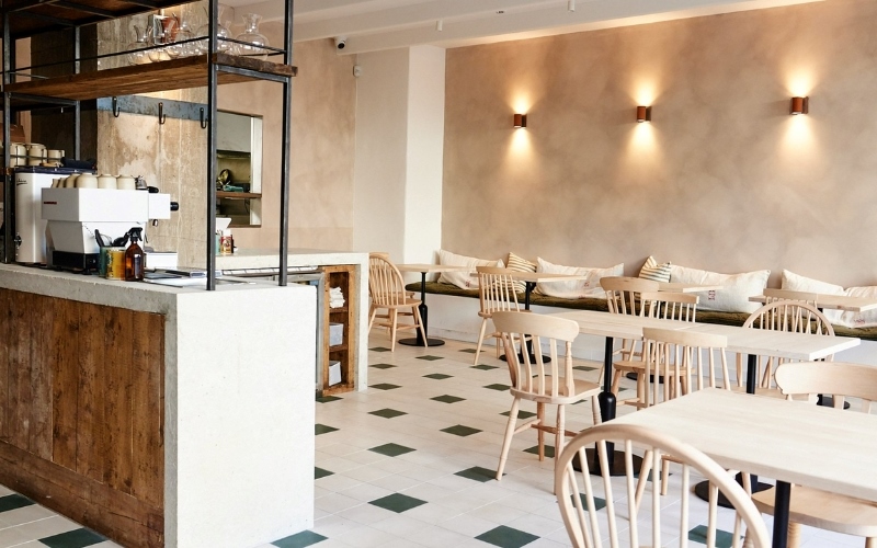 Scandinavian Style thường sử dụng gam màu trắng - be làm màu chủ đạo