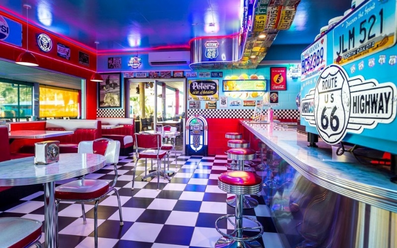 Quán cafe phong cách Retro mang đến cho khách hàng cảm giác sành điệu