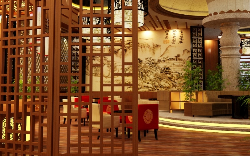Phong cách thiết kế quán cafe kiểu Trung Quốc