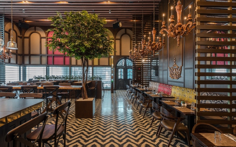 Không gian ấn tượng của thiết kế quán cafe phong cách cổ điển