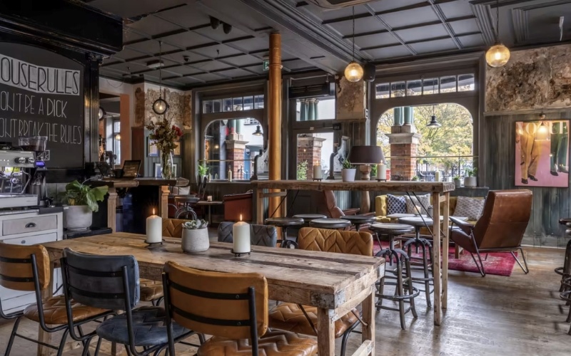 Thiết kế quán cafe phong cách Vintage với không gian yên tĩnh