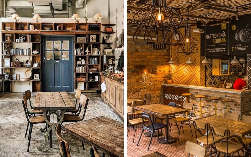 Không gian quán cafe Vintage được cách điệu độc đáo