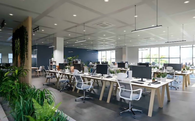 Văn phòng mở tạo sự gắn kết giữa đội ngũ nhân viên