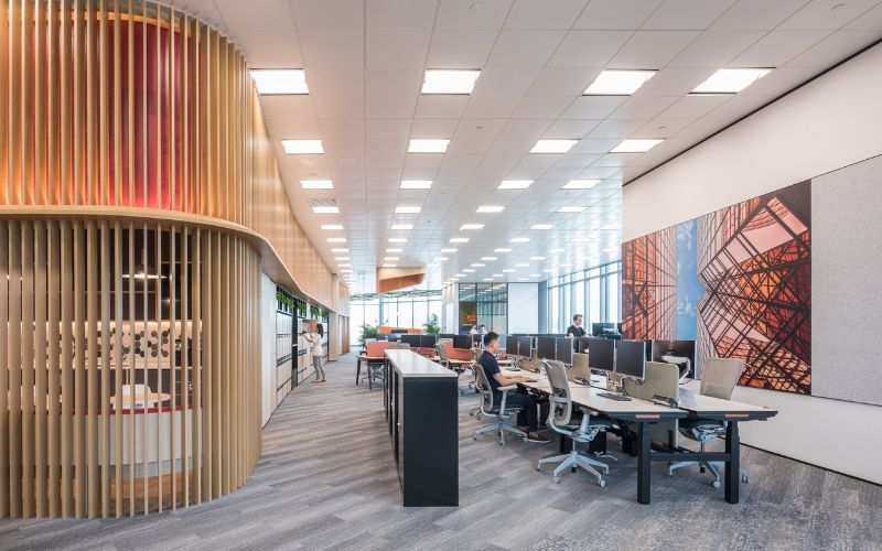 Thiết kế văn phòng 150m2 đang ngày càng được các doanh nghiệp quan tâm.