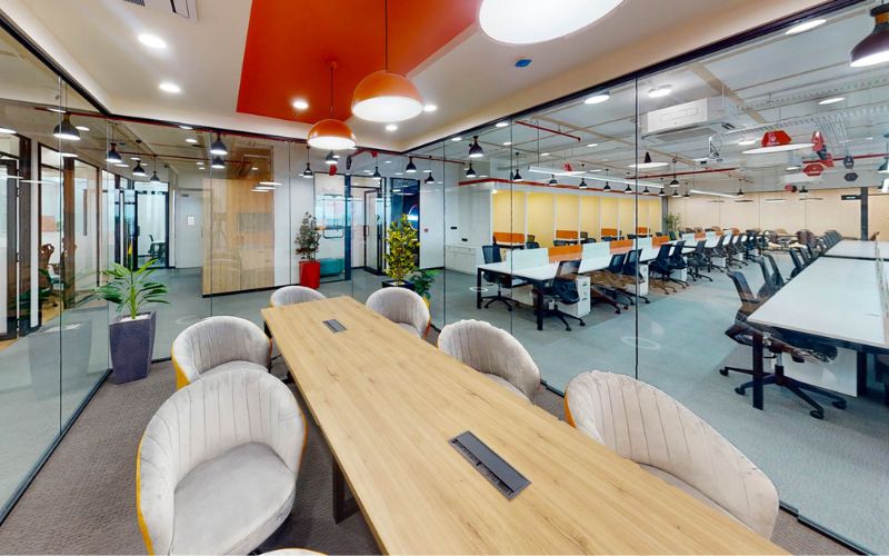 Thiết kế văn phòng 300m2 với không gian gây ấn tượng với sự trẻ trung