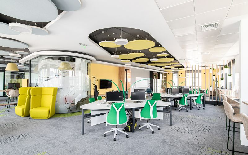 Văn phòng diện tích 400m2 được thiết kế độc đáo