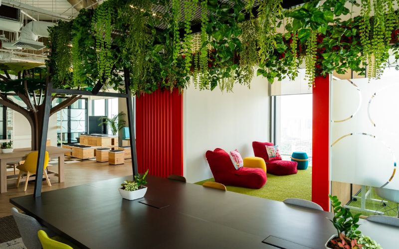 Văn phòng 500m2 phù hợp với các doanh nghiệp quy mô vừa và lớn