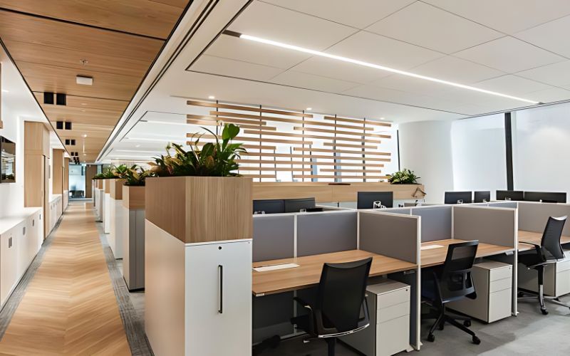 Chi phí thiết kế nội thất văn phòng 500m2 thường không cố định