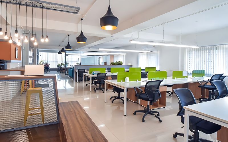 Thiết kế văn phòng 90m2 thông minh cho doanh nghiệp