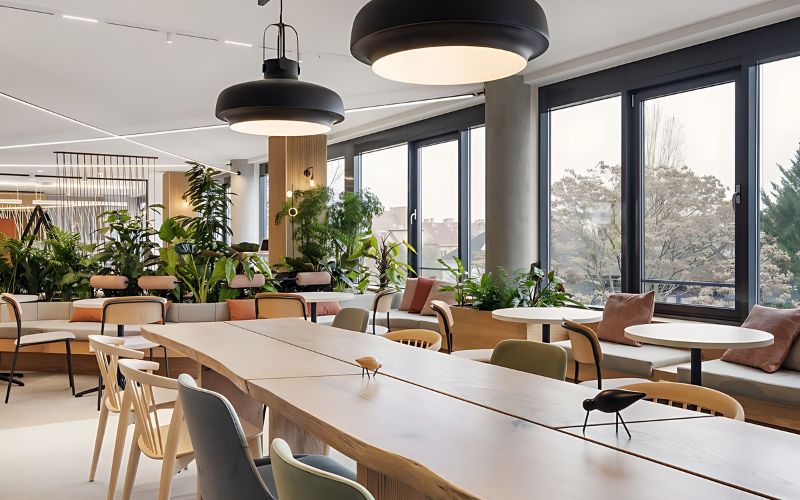 Thiết kế văn phòng 90m2 đẹp tạo ấn tượng