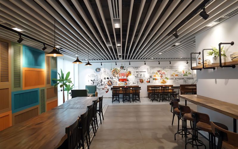 Văn phòng được trang trí theo concept mới lạ