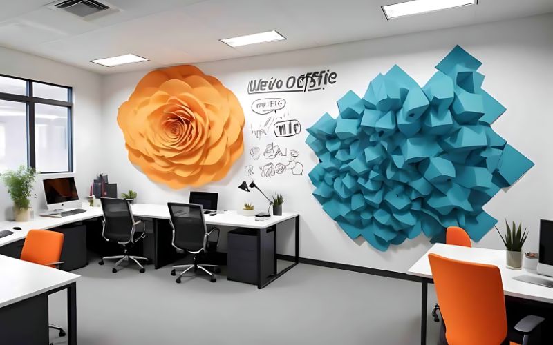 Hình ảnh 3D siêu thực độc đáo dành cho văn phòng sáng tạo