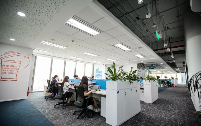 Văn phòng theo tiêu chuẩn leed giúp nhân viên có tinh thần thoải mái