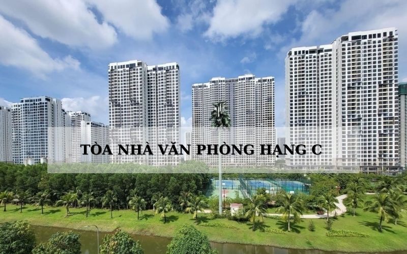 Mẫu kiến trúc tòa nhà văn phòng hạng C với không gian xanh mát