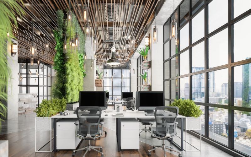Đảm bảo tính hài hòa với phong cách thiết kế văn phòng