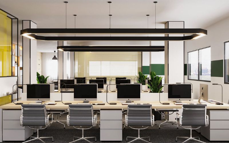 Fit Out văn phòng giúp tạo ra môi trường làm việc thoải mái, năng động