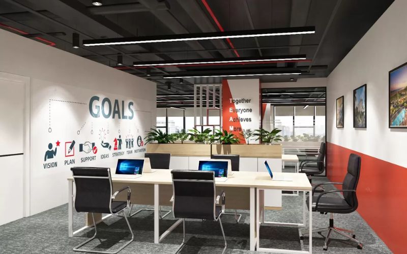 Fit Out văn phòng giúp tạo ấn tượng mạnh đến đối tác, khách hàng