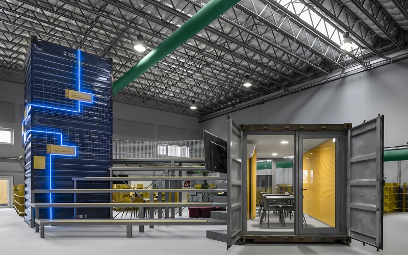 Các thùng container được thiết kế lại đẹp hơn