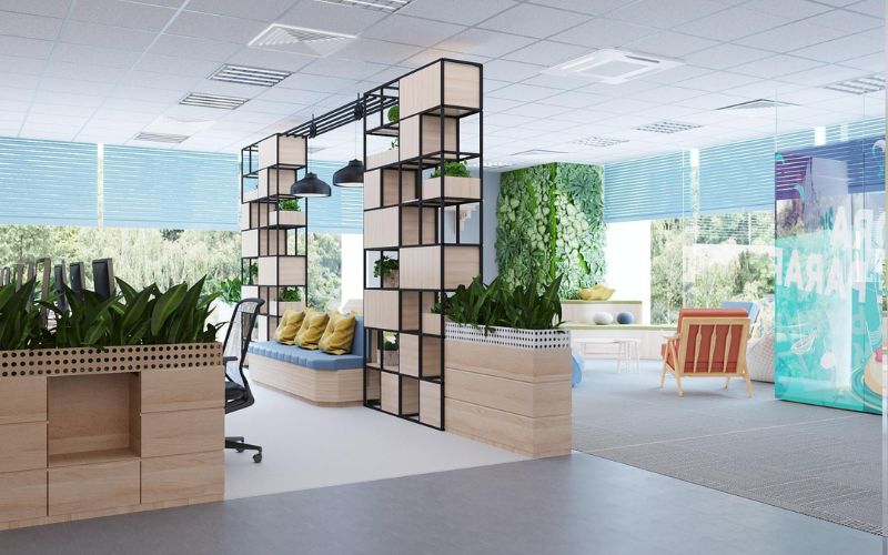 Phân bổ đều ánh sáng cho toàn bộ không gian văn phòng