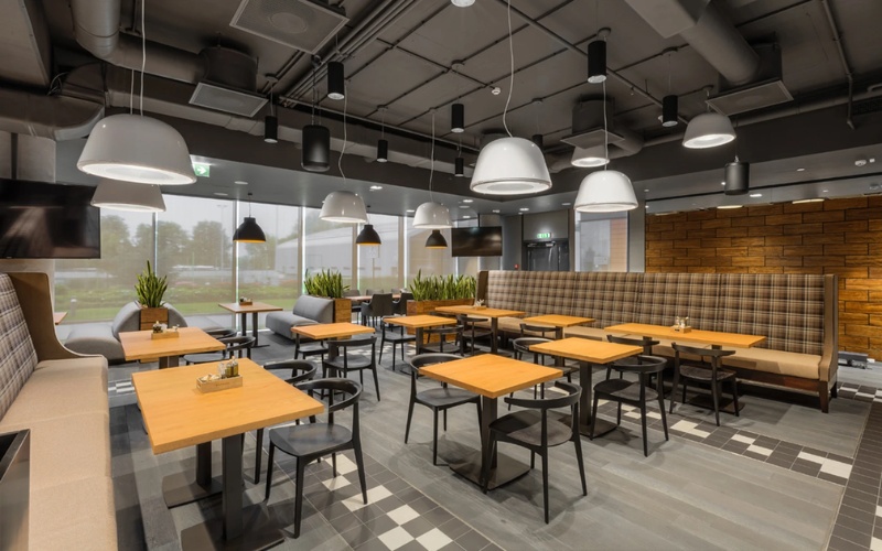 Không gian yên tĩnh của quán cafe văn phòng
