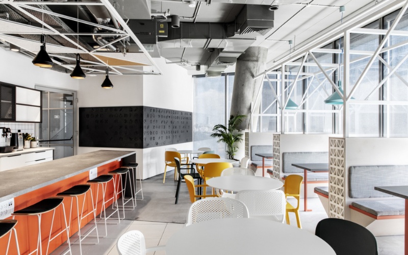 Thiết kế công nghiệp đặc sắc cho quán cafe văn phòng
