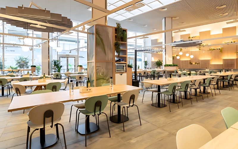 Thiết kế quán cafe văn phòng tạo không gian làm việc linh hoạt